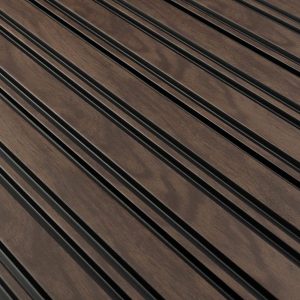 Lamelio 3D kunststof wandpaneel – Badkamer wandpanelen – Milo – Walnoot