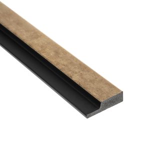 Lamelio 3D kunststof wandpaneel Milo – Afwerkstrip links